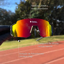 Performance Pro - Óculos de Sol Esportivo para Corrida Ciclismo e Beach Tennis
